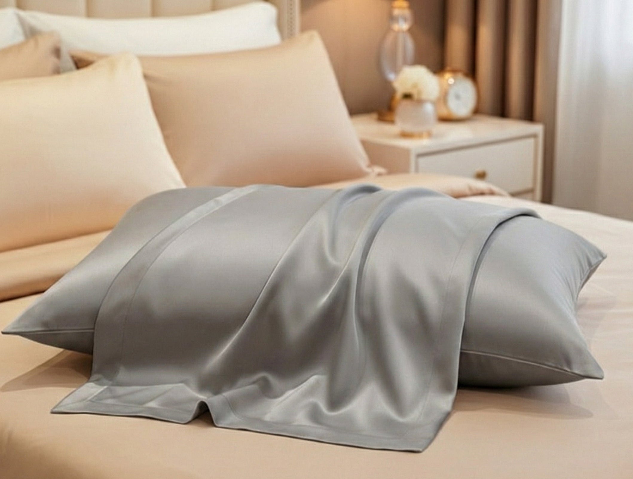 Taie d'oreiller en soie